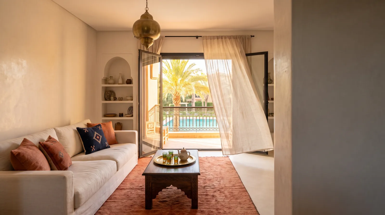 Appartement Hivernage 2 Ch — location appartement Marrakech
