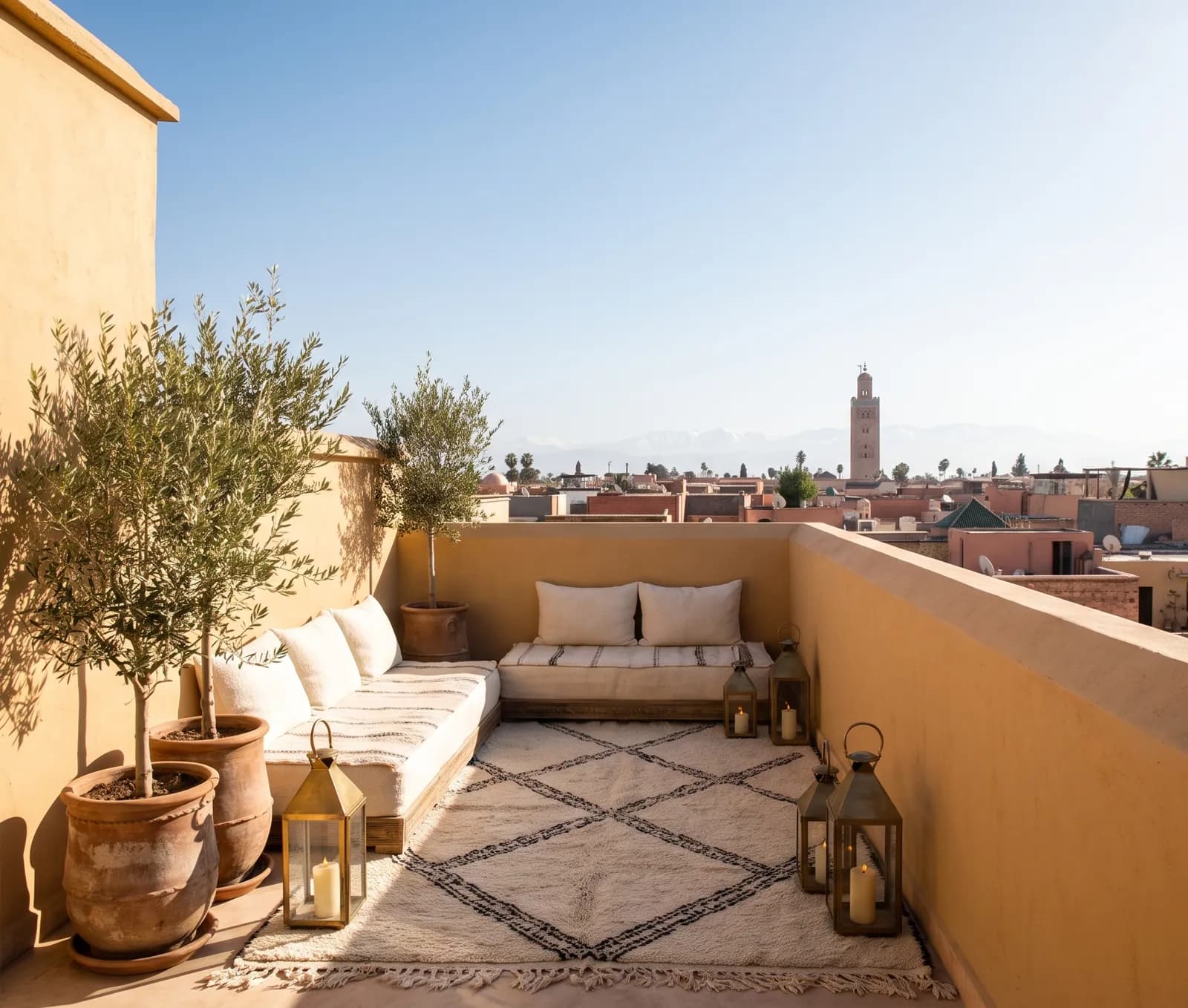 Duplex Rooftop Médina — location appartement Marrakech