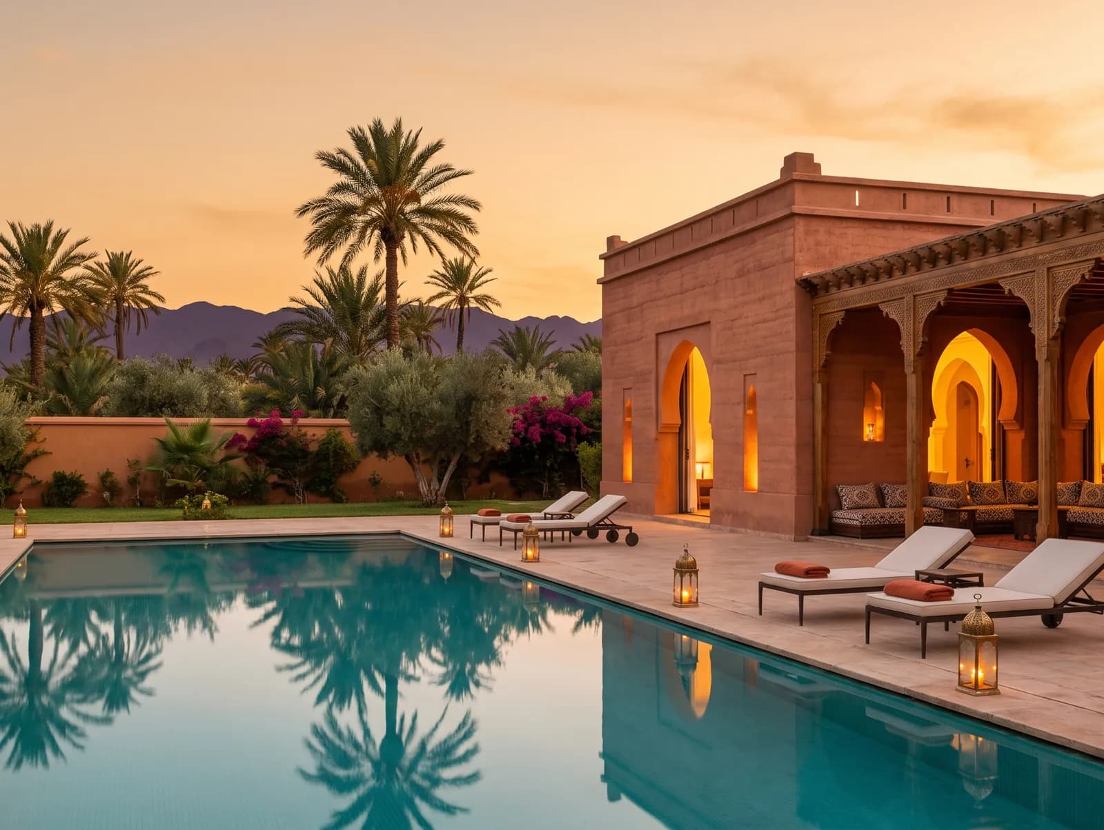 Villa Palmeraie Piscine — location villa Marrakech